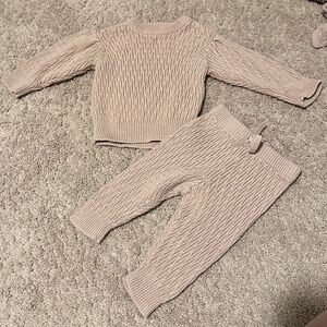 Jessica Simpson Baby Girl Knit Set